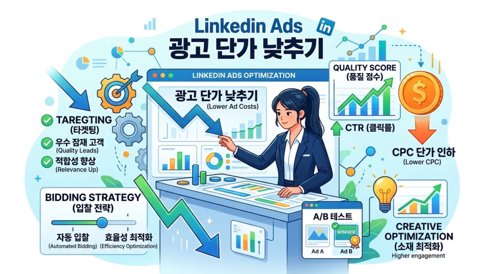 링크드인 광고 단가를 낮추는 세팅 전략