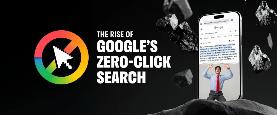 고객들이 원문 콘텐츠를 클릭하지 않는 ZERO-CLICK 트렌드(이미지 출처: ridgemarketing)